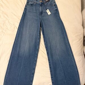 Express Light Blue Wide Leg Women's Pants